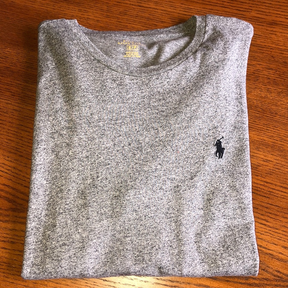 Polo Ralph Lauren Heather Gray Long Sleeve T-shirt
